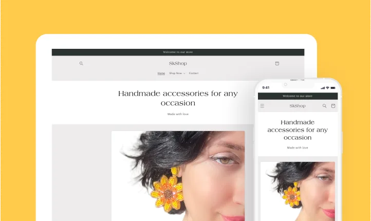 SkShop website screenshot